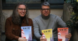 Salva Rubio i Agustín Comotto s’endinsen en la història d’Antoni Gaudí amb un nou còmic editat per Comanegra