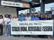 Els grups municipals de Premià de Mar reclamen millores urgents per a l’estació de tren