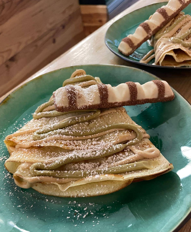 Crep amb crema de festuc
